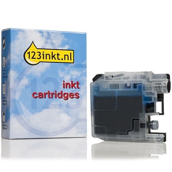 123inkt huismerk vervangt Brother LC-223C inktcartridge cyaan LC-223CC 350041 - 1