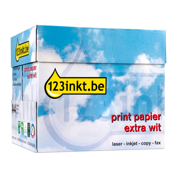123inkt kopieerpapier 1 doos van 2500 vellen A4 - 80 g/m² DOOSPAPIERC NVdoosC 390001 - 1