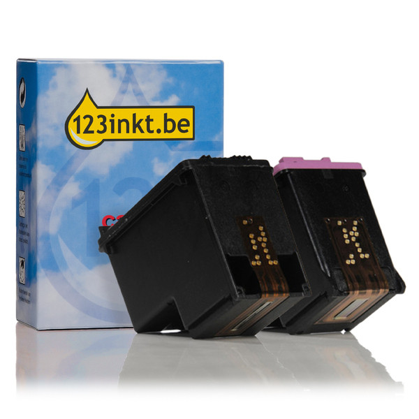 Aanbieding: 123inkt huismerk vervangt HP 305 zwart + HP 305 kleur 6ZD17AEC 160232 - 1