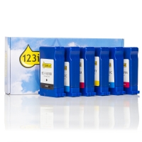 Canon BCI-1431 multipack BK/C/M/Y/PC/PM (123inkt huismerk)